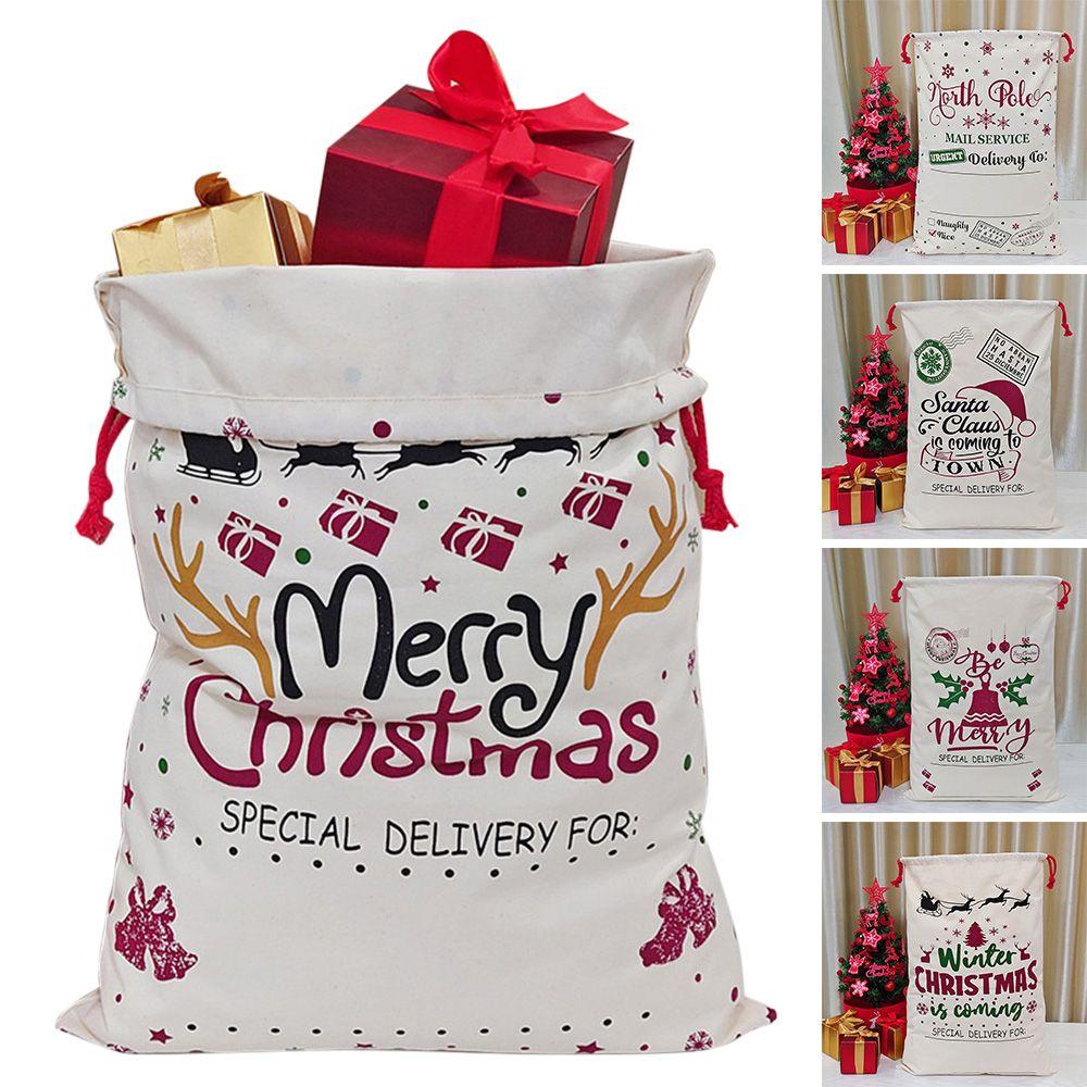 Christmas Xmas Gifts Canvas Gift Bag Drawstring Bag Christmas ornament Christmas Candy Bag
Christmas Xmas Gifts Canvas Gift Bag Drawstring Bag Christmas ornament Christmas Candy Bag
