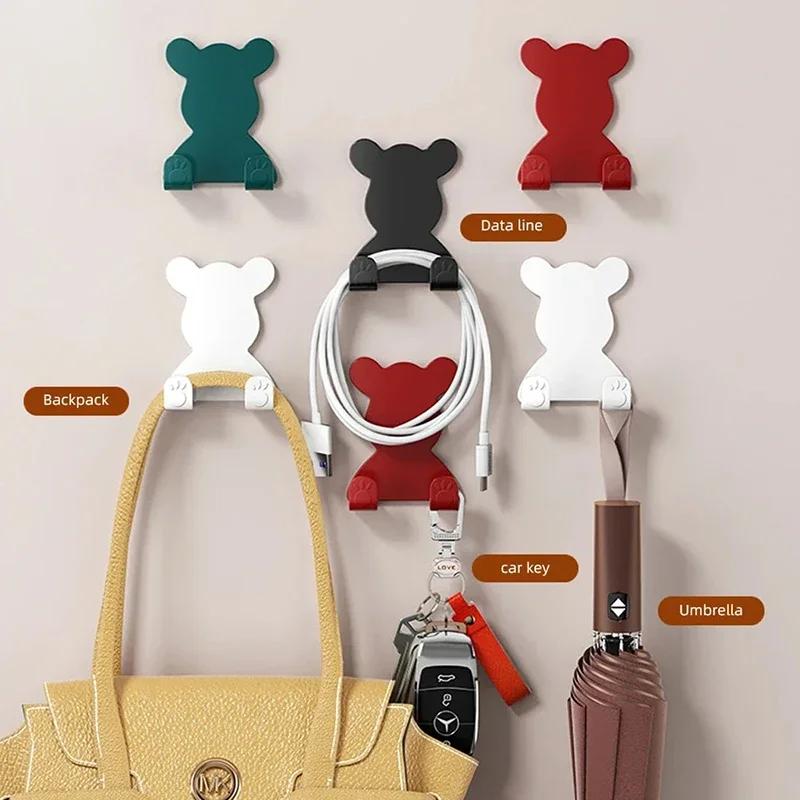 Self-Adhesive Wall Decoration Hook Creative Bear Phone Holder Key Hanger Hook Home/Office Data Cable Clip Wire Desk Organizer
Self-Adhesive Wall Decoration Hook Creative Bear Phone Holder Key Hanger Hook Home/Office Data Cable Clip Wire Desk Organizer
