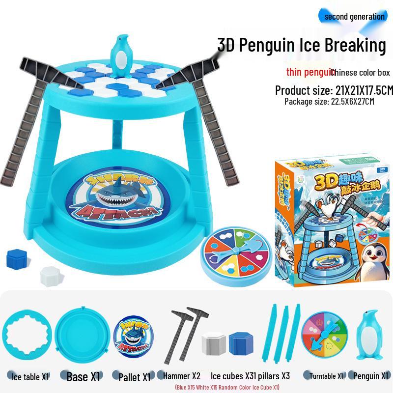 Second Generation Penguin Ice-Breaking Game: Interactive Parent-Child Educational Toy
Second Generation Penguin Ice-Breaking Game: Interactive Parent-Child Educational Toy