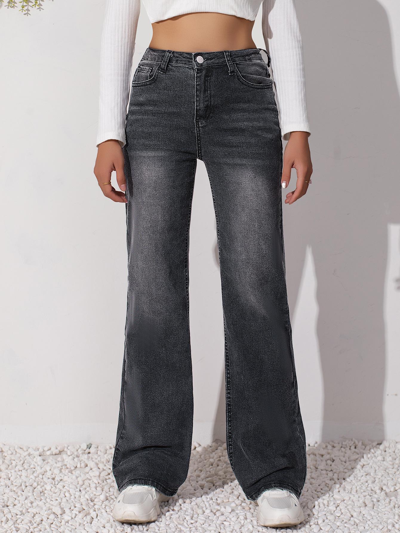 Elastic Denim Jeans - Retro Black Slimming Straight Leg Wear-Resistant Pants Small чёрный
Elastic Denim Jeans - Retro Black Slimming Straight Leg Wear-Resistant Pants Small чёрный