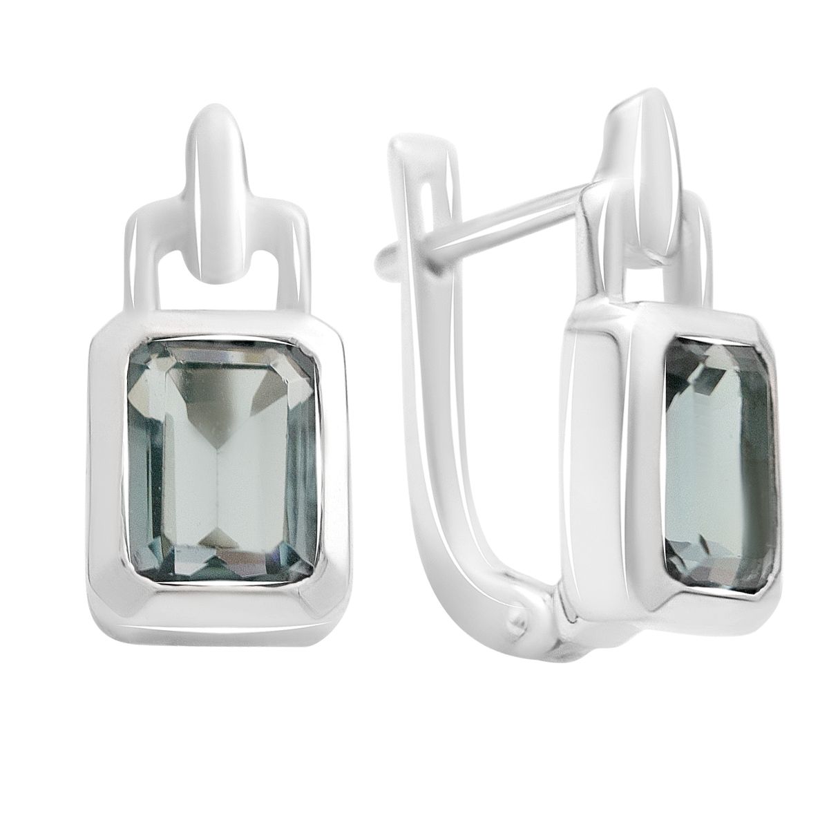 Silver earrings with London Blue topaz 2.883ct (2174165) синій
Silver earrings with London Blue topaz 2.883ct (2174165) синій