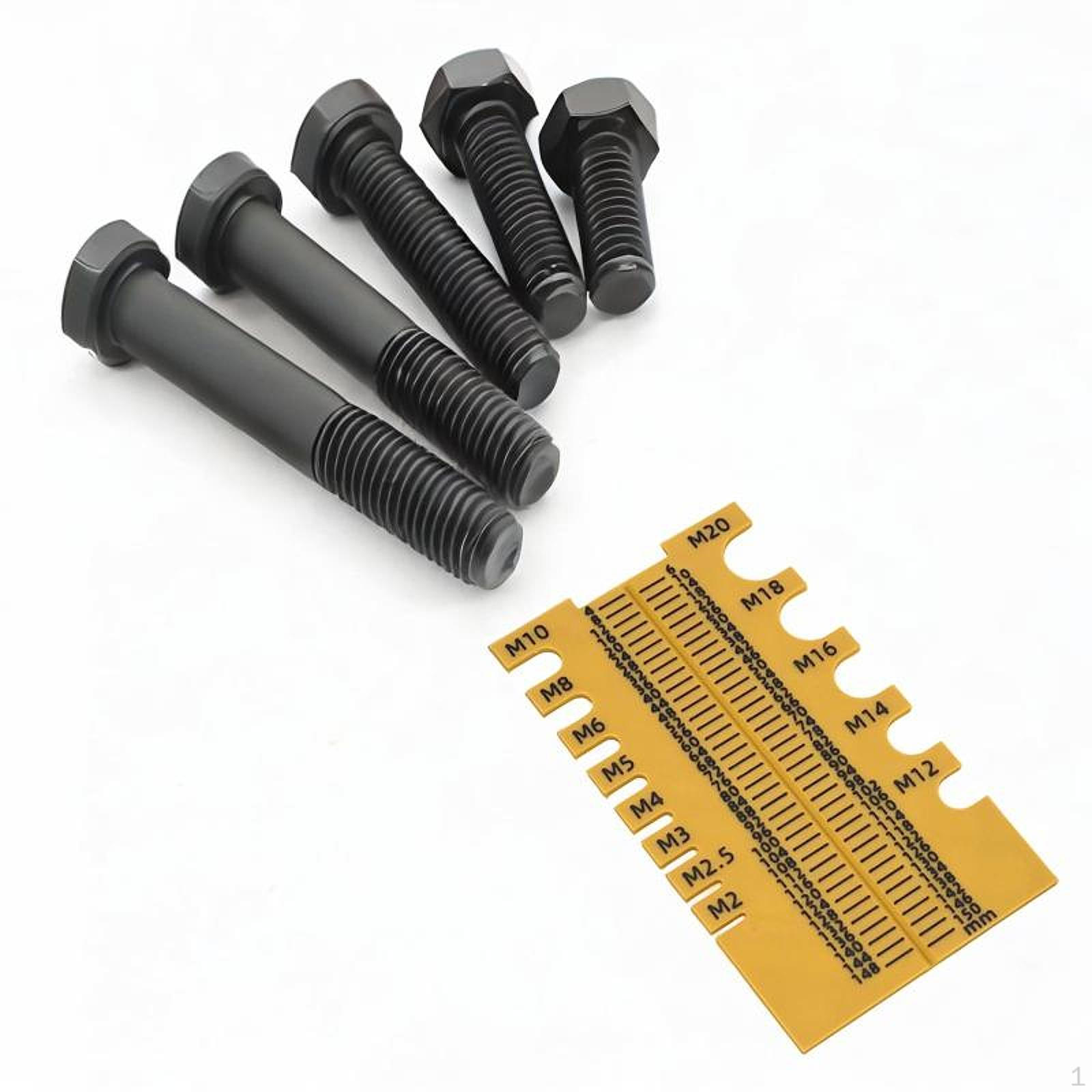 Metric Screw Length And Thread Measurement Tool for Home Garage білий
Metric Screw Length And Thread Measurement Tool for Home Garage білий