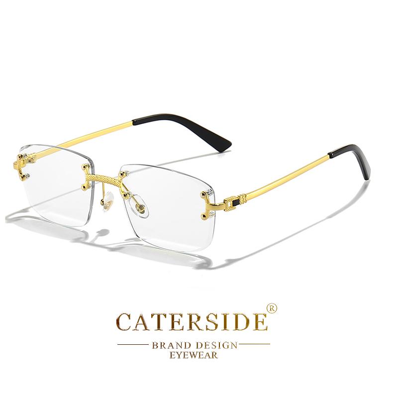 CATERSIDE Retro Rimless Square Sunglasses Men Women UV400 Small Gradient Sun Glasses For Men Popular High Quality Party Eyewear As Photos Showing
CATERSIDE Retro Rimless Square Sunglasses Men Women UV400 Small Gradient Sun Glasses For Men Popular High Quality Party Eyewear As Photos Showing