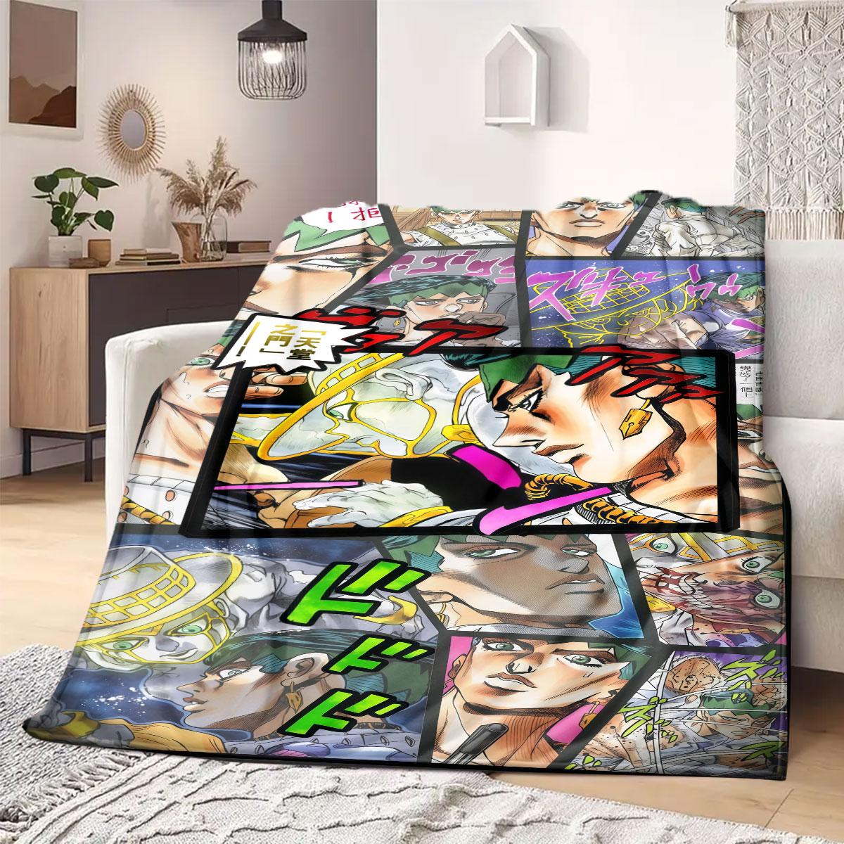 JOJO anime Flannel Blanket Warm,Comfortable,Suitable for Bedrooms,Sofas,Beds,Chairs,Picnics,Travel 75x90cm
JOJO anime Flannel Blanket Warm,Comfortable,Suitable for Bedrooms,Sofas,Beds,Chairs,Picnics,Travel 75x90cm