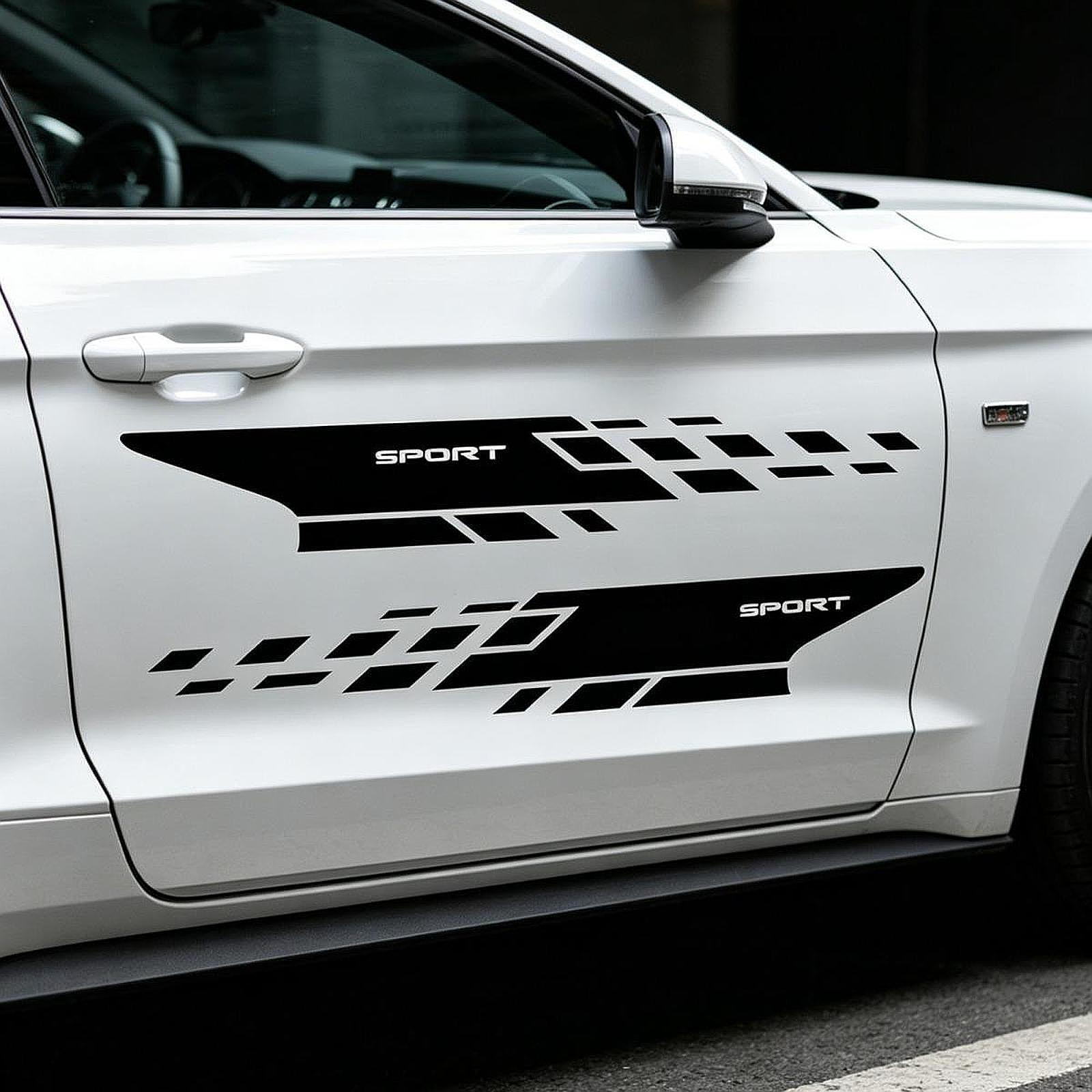 2 Pieces Auto Sticker Car RV Decal Body Side Stickers чорний
2 Pieces Auto Sticker Car RV Decal Body Side Stickers чорний