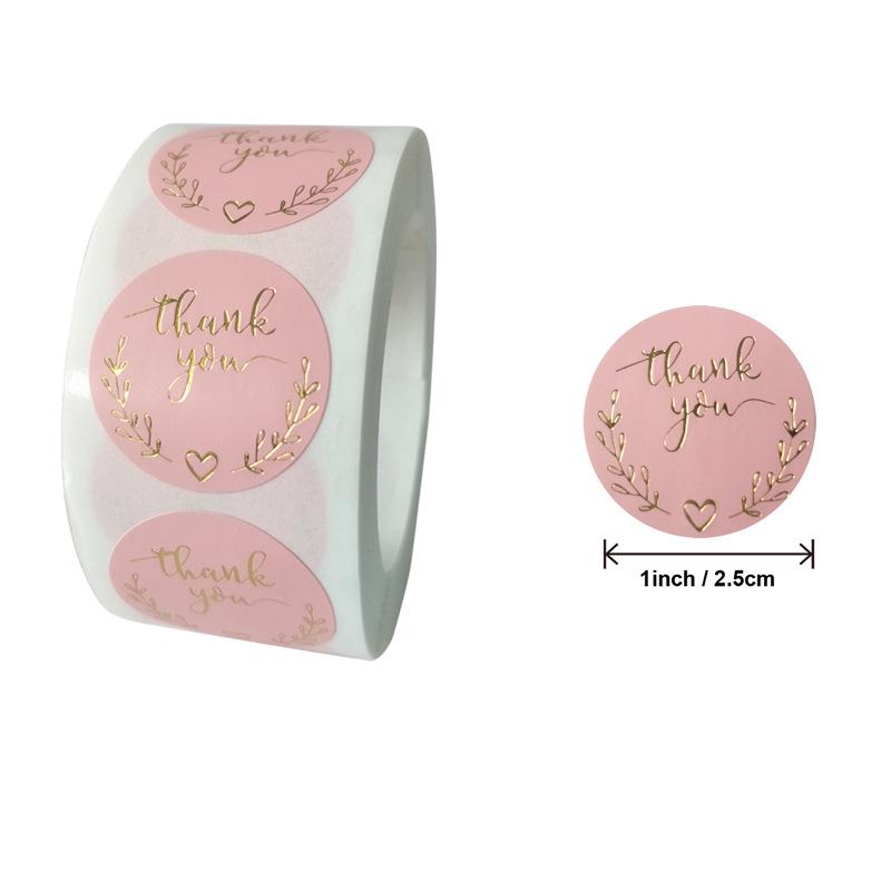 Hot Stamping Thank You Adhesive Gift Stickers for Decoration
Hot Stamping Thank You Adhesive Gift Stickers for Decoration