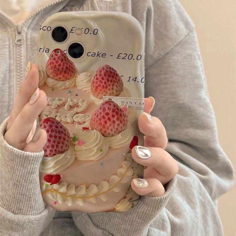 Strawberry Cake iPhone 15/14 Pro Max Case for Apple 13/12/11 XS/XR/X Soft Cover iPhone 14
Strawberry Cake iPhone 15/14 Pro Max Case for Apple 13/12/11 XS/XR/X Soft Cover iPhone 14