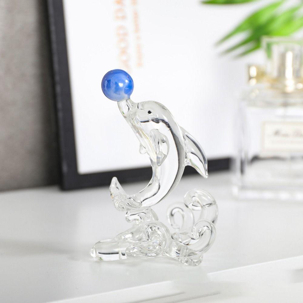Cartoon Crystal Dolphin Ornament Crystal Crafts Animal Figurines Dolphin Statue Adornment Supplies style 1
Cartoon Crystal Dolphin Ornament Crystal Crafts Animal Figurines Dolphin Statue Adornment Supplies style 1