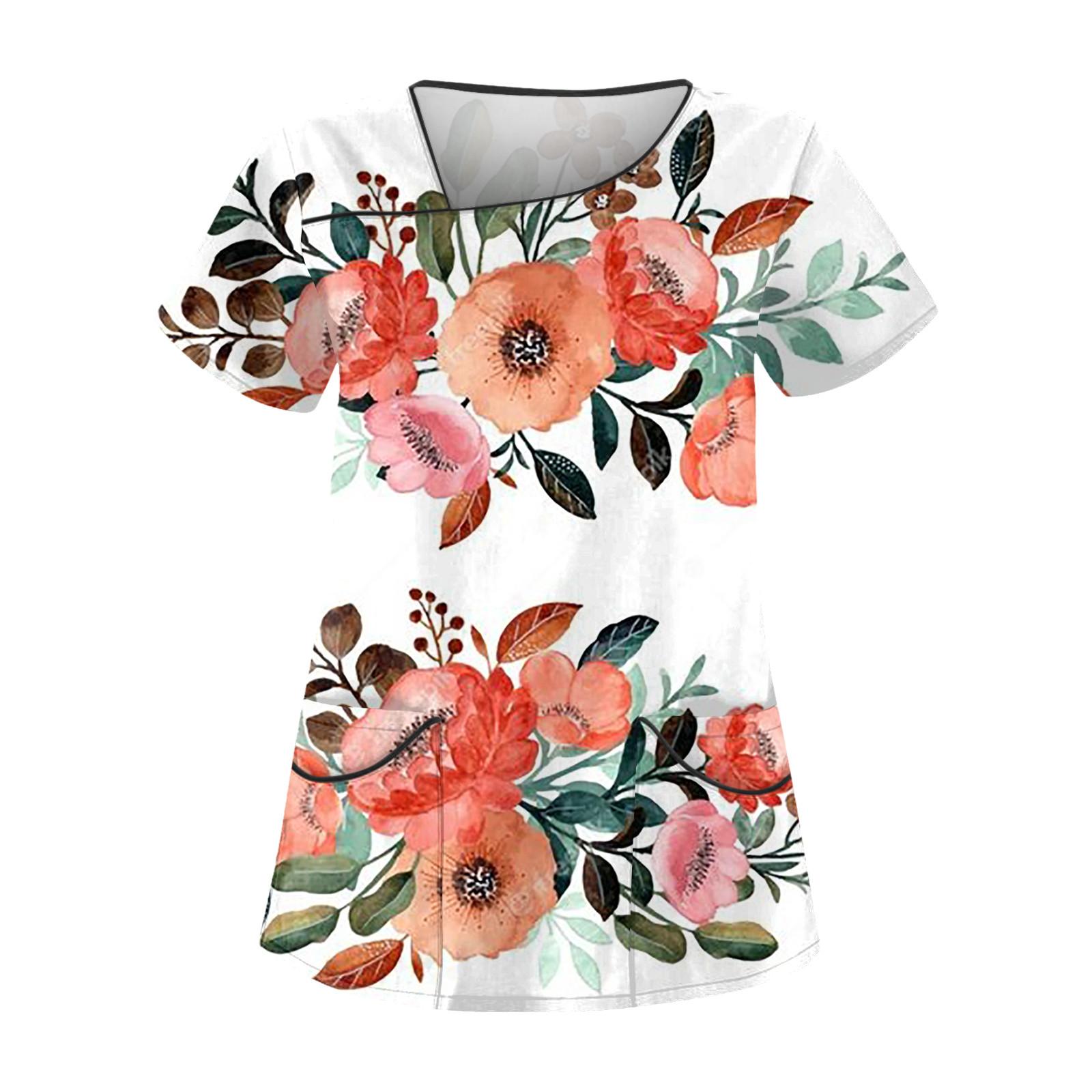 Женская рабочая одежда с цветочным принтом, покатым воротником и двухслойными карманами, базовый топ-пуловер S киноварь
Женская рабочая одежда с цветочным принтом, покатым воротником и двухслойными карманами, базовый топ-пуловер S киноварь