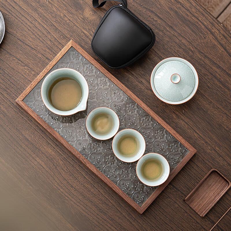 SUSHI CERAMICS Ru Kiln Crackle Glaze Portable Tea Set
SUSHI CERAMICS Ru Kiln Crackle Glaze Portable Tea Set