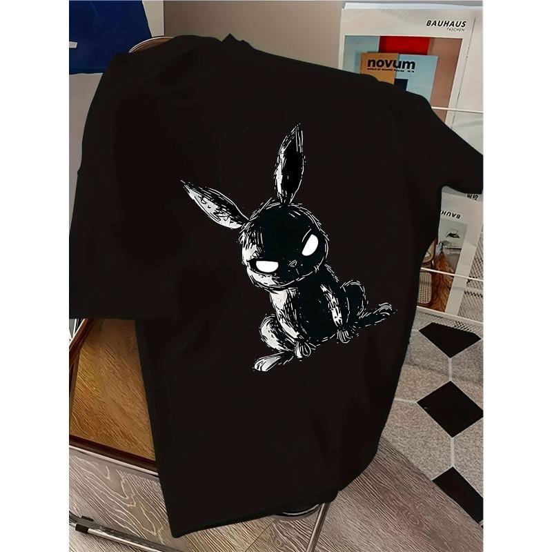 European sizes The T-shirt Features a Black Cartoon Rabbit Print with a Stylish Design, Perfect for Casual Attire 98cm чёрный
European sizes The T-shirt Features a Black Cartoon Rabbit Print with a Stylish Design, Perfect for Casual Attire 98cm чёрный