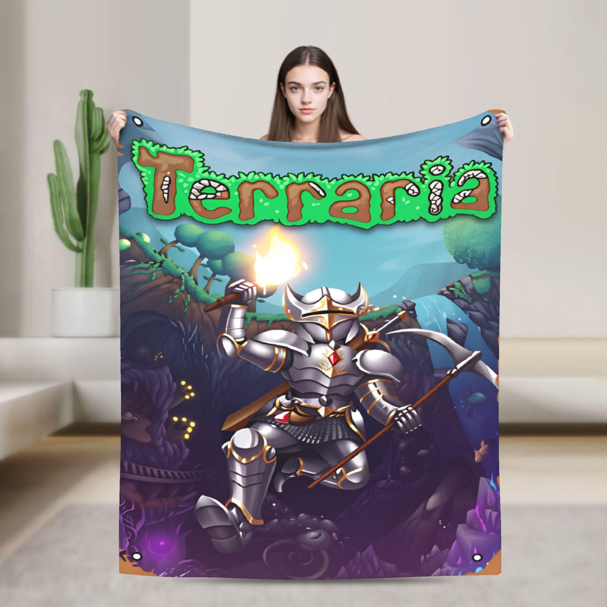 Terraria Game Factorio The factory must grow Blanket Super Warm Plush Throw Blanket For Couch Chair Flannel Bedspread Bed Cover 75x100cm (30x40inch)
Terraria Game Factorio The factory must grow Blanket Super Warm Plush Throw Blanket For Couch Chair Flannel Bedspread Bed Cover 75x100cm (30x40inch)