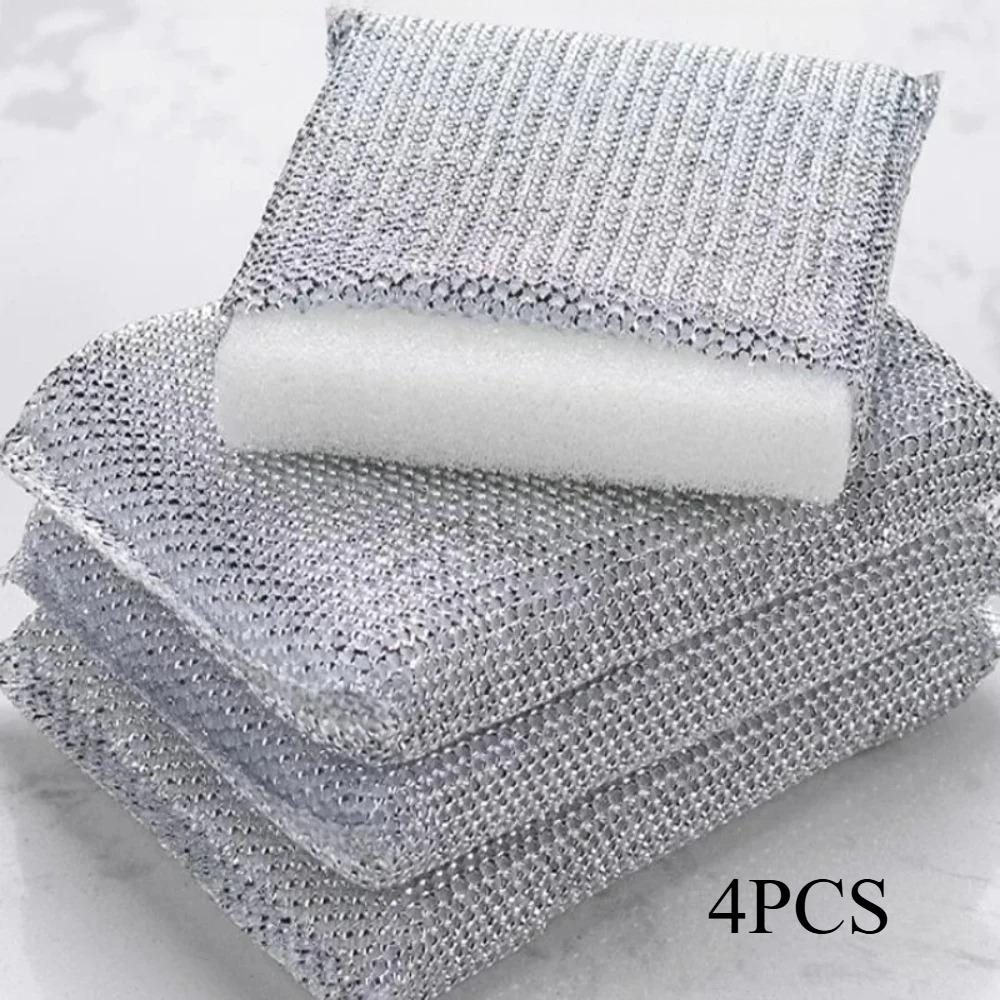 4PCS Non-Scratch Sponge Pads – For Kitchen Dishwashing, Safe on Non-Stick, Ceramic, Glass & Stainless Steel
4PCS Non-Scratch Sponge Pads – For Kitchen Dishwashing, Safe on Non-Stick, Ceramic, Glass & Stainless Steel