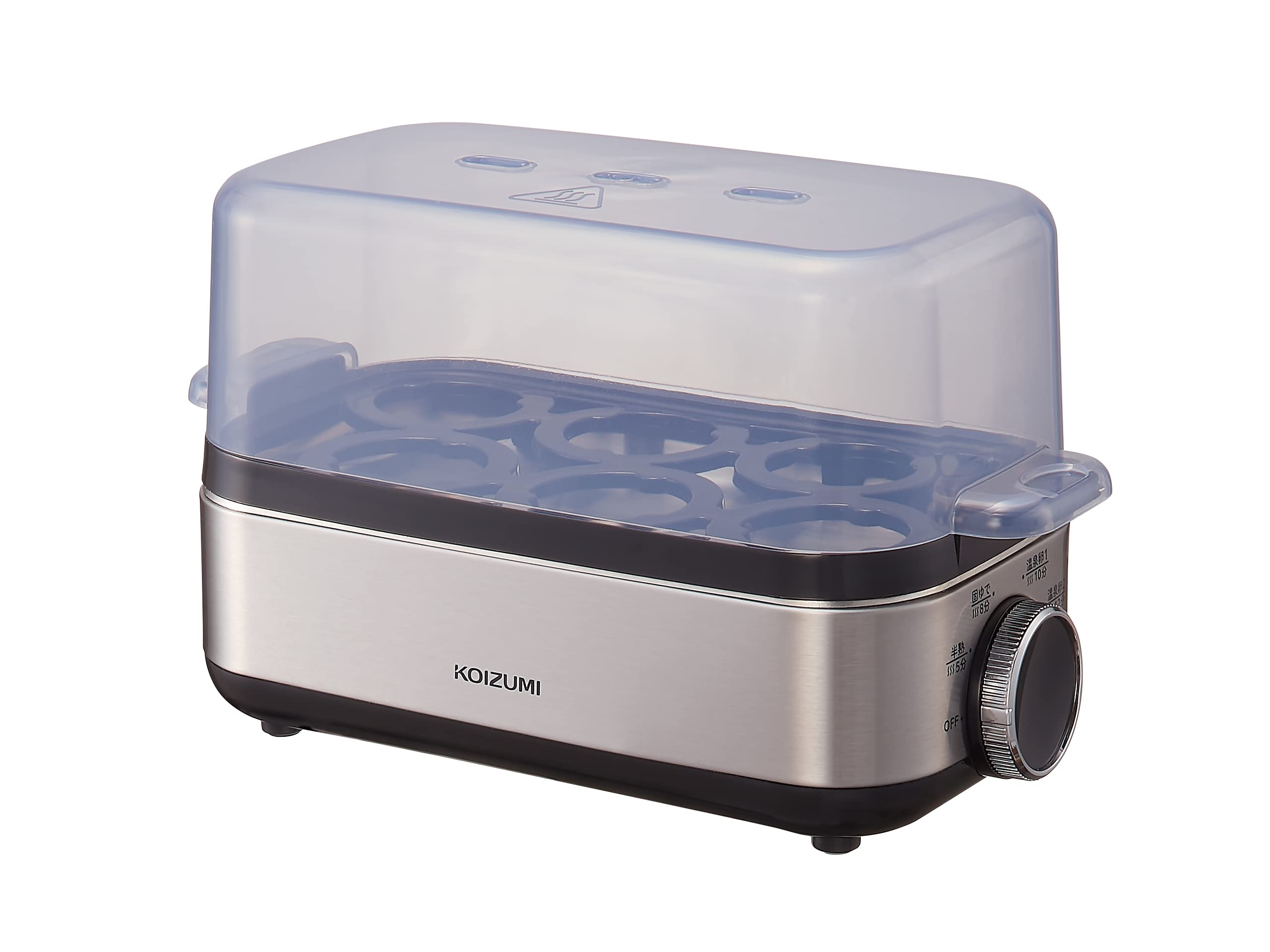 Пароварка для яиц Koizumi Egg Steamer Plus, варка яиц на горячих источниках, пароварка для приготовленных на пару овощей, серебристая KES-0401/S серебряный
Пароварка для яиц Koizumi Egg Steamer Plus, варка яиц на горячих источниках, пароварка для приготовленных на пару овощей, серебристая KES-0401/S серебряный
