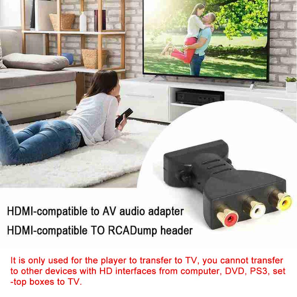 HD 1080P RCA AV - HDMI-совместимый композитный переходной кабель USB AV HDMI TV для HD-видео с AV2 P8O6
HD 1080P RCA AV - HDMI-совместимый композитный переходной кабель USB AV HDMI TV для HD-видео с AV2 P8O6