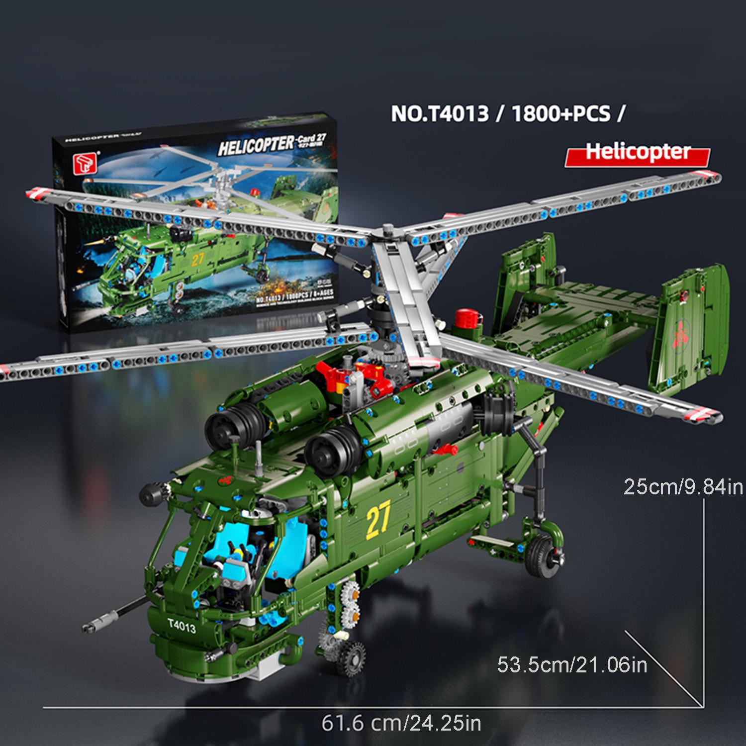 Non-Toxic 1800Pcs Helicopter Building Blocks Toy Assembly Puzzle Bricks Vehicle Model Creative Desktop Decoration Gifts
Non-Toxic 1800Pcs Helicopter Building Blocks Toy Assembly Puzzle Bricks Vehicle Model Creative Desktop Decoration Gifts