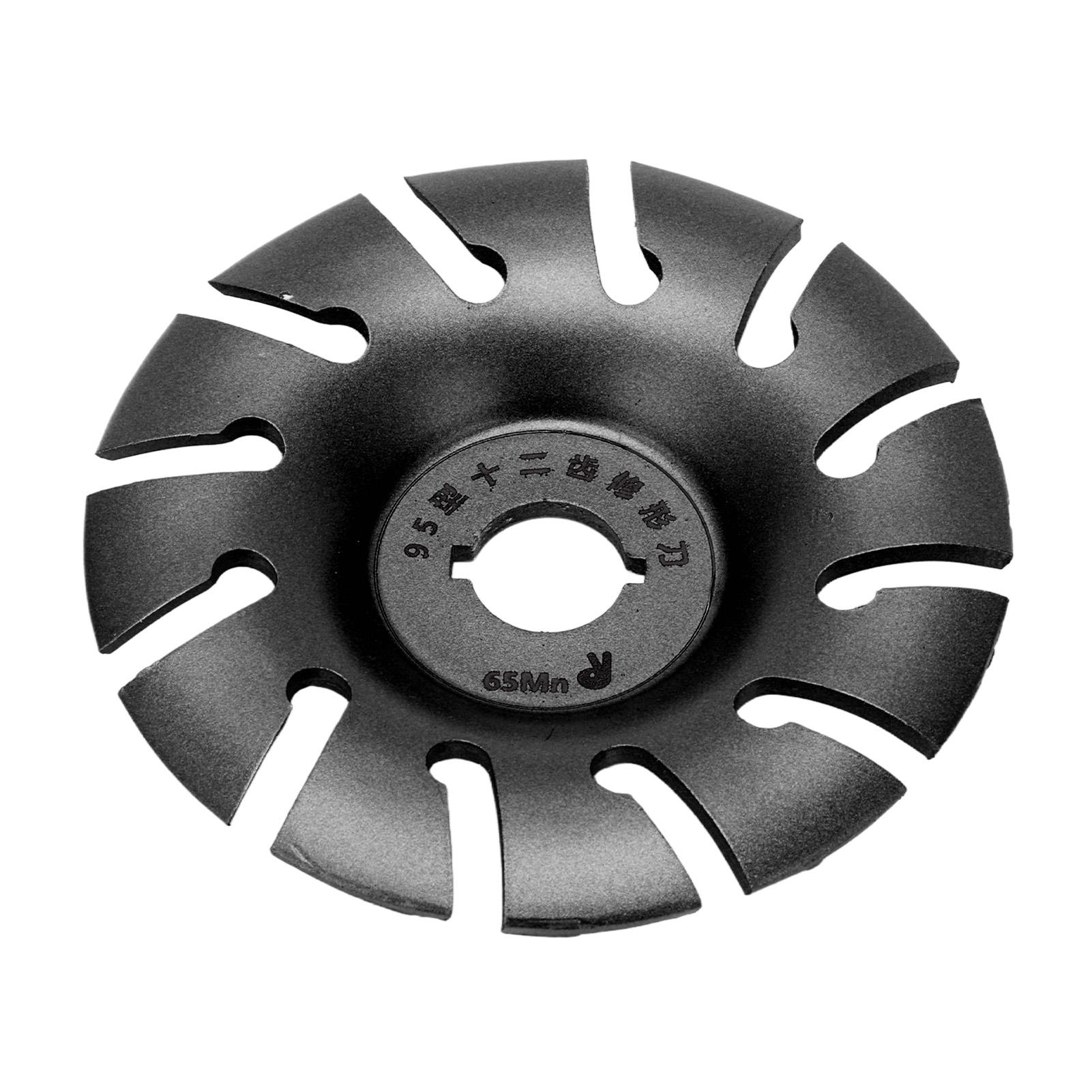 Grinder Shaping Disc 12 Teeth Stainless Steel Wood Carving for Angle Grinder Woodworking 95mm Black
Grinder Shaping Disc 12 Teeth Stainless Steel Wood Carving for Angle Grinder Woodworking 95mm Black