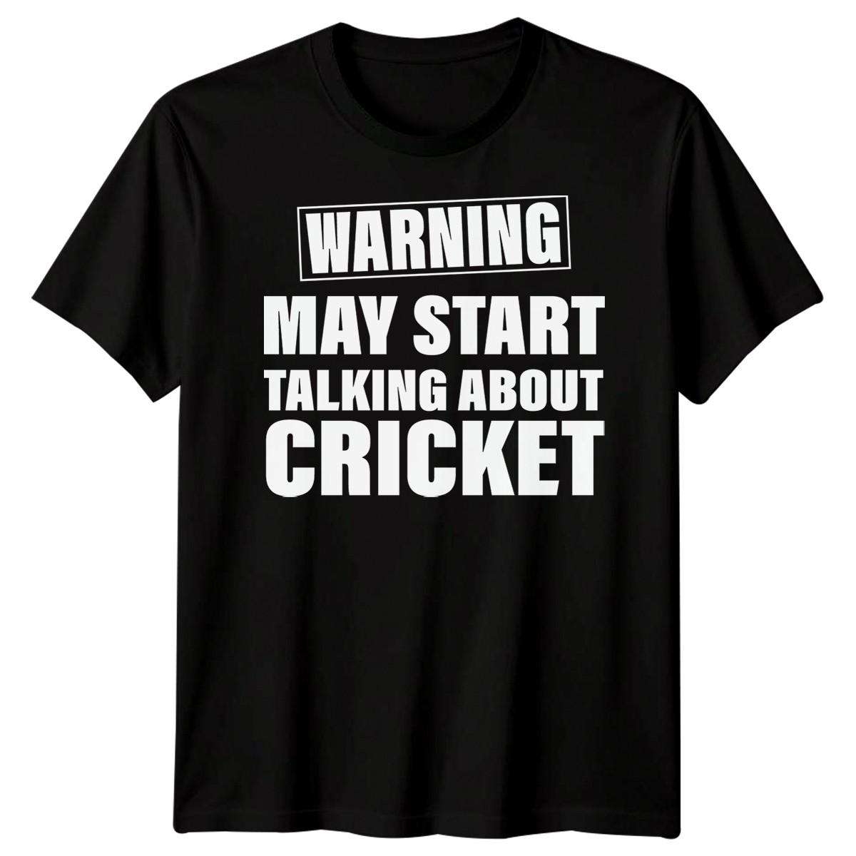 Warning May Start Talking About Cricket Mens Womens 100% Cotton T-shirt Mens Tees Top Funny Unisex Tee L
Warning May Start Talking About Cricket Mens Womens 100% Cotton T-shirt Mens Tees Top Funny Unisex Tee L
