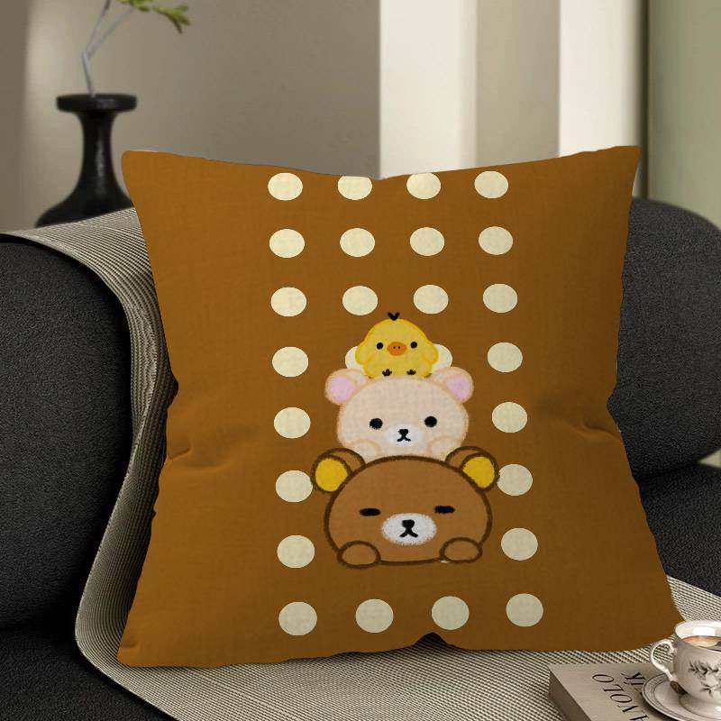 Japan Anime Cute Cartoon RRilakkuma Anmie Cushion Cover Pillow Cover Decor Pillowcase Printed Cushion Case for Couch 30x30 cm
Japan Anime Cute Cartoon RRilakkuma Anmie Cushion Cover Pillow Cover Decor Pillowcase Printed Cushion Case for Couch 30x30 cm