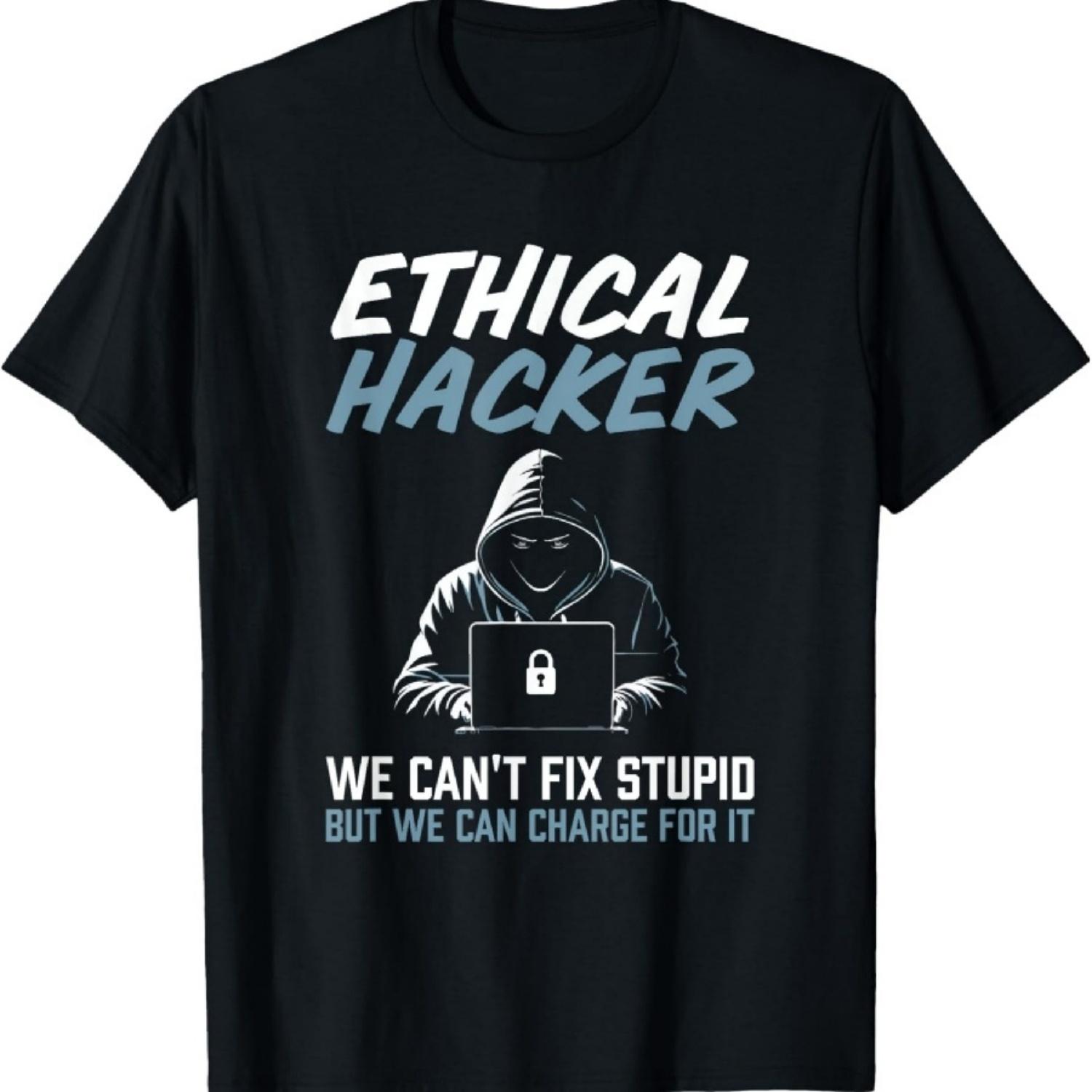 Funny Ethical Hacker Charge for Stupidity Cybercrime Defense T-Shirt XXXXXL чорний
Funny Ethical Hacker Charge for Stupidity Cybercrime Defense T-Shirt XXXXXL чорний