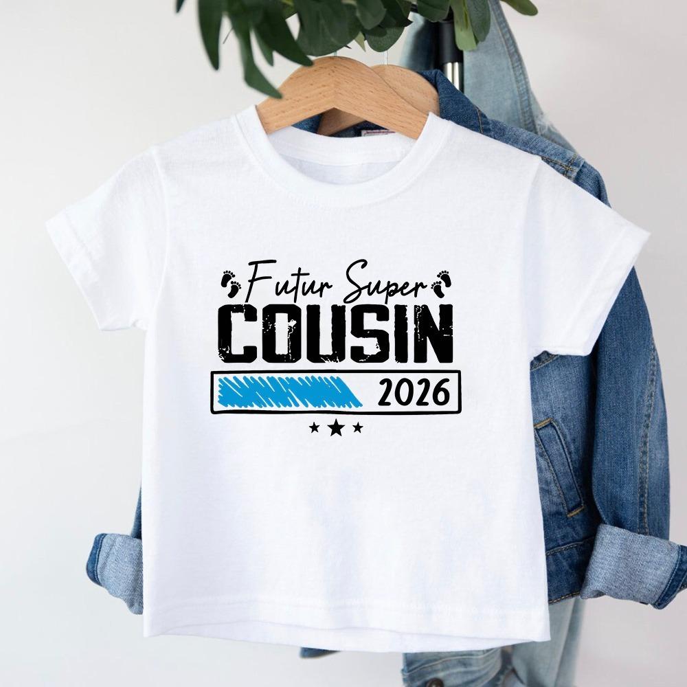 Feture Super Cousin 2026 Kid Tshirt Casual Short Sleeve Child Tee Tops Round Neck T Shirt Pregnancy Announcement 110
Feture Super Cousin 2026 Kid Tshirt Casual Short Sleeve Child Tee Tops Round Neck T Shirt Pregnancy Announcement 110