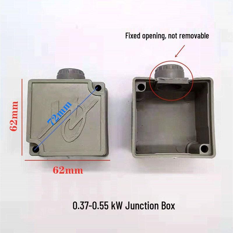 Single-Phase Plastic Junction Box for 2.2KW-5.5KW Motor Accessories
Single-Phase Plastic Junction Box for 2.2KW-5.5KW Motor Accessories