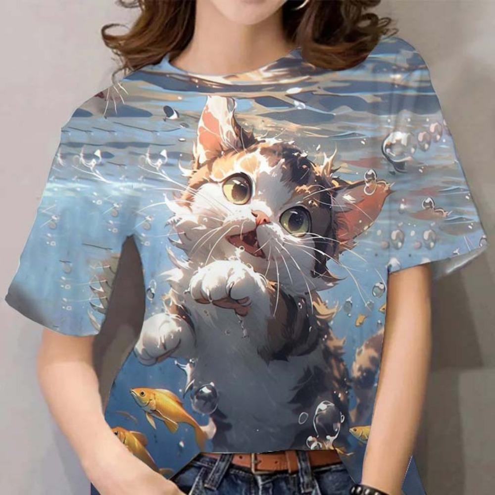 Women s 3D printed cute animal T-shirt for women 5XL
Women s 3D printed cute animal T-shirt for women 5XL