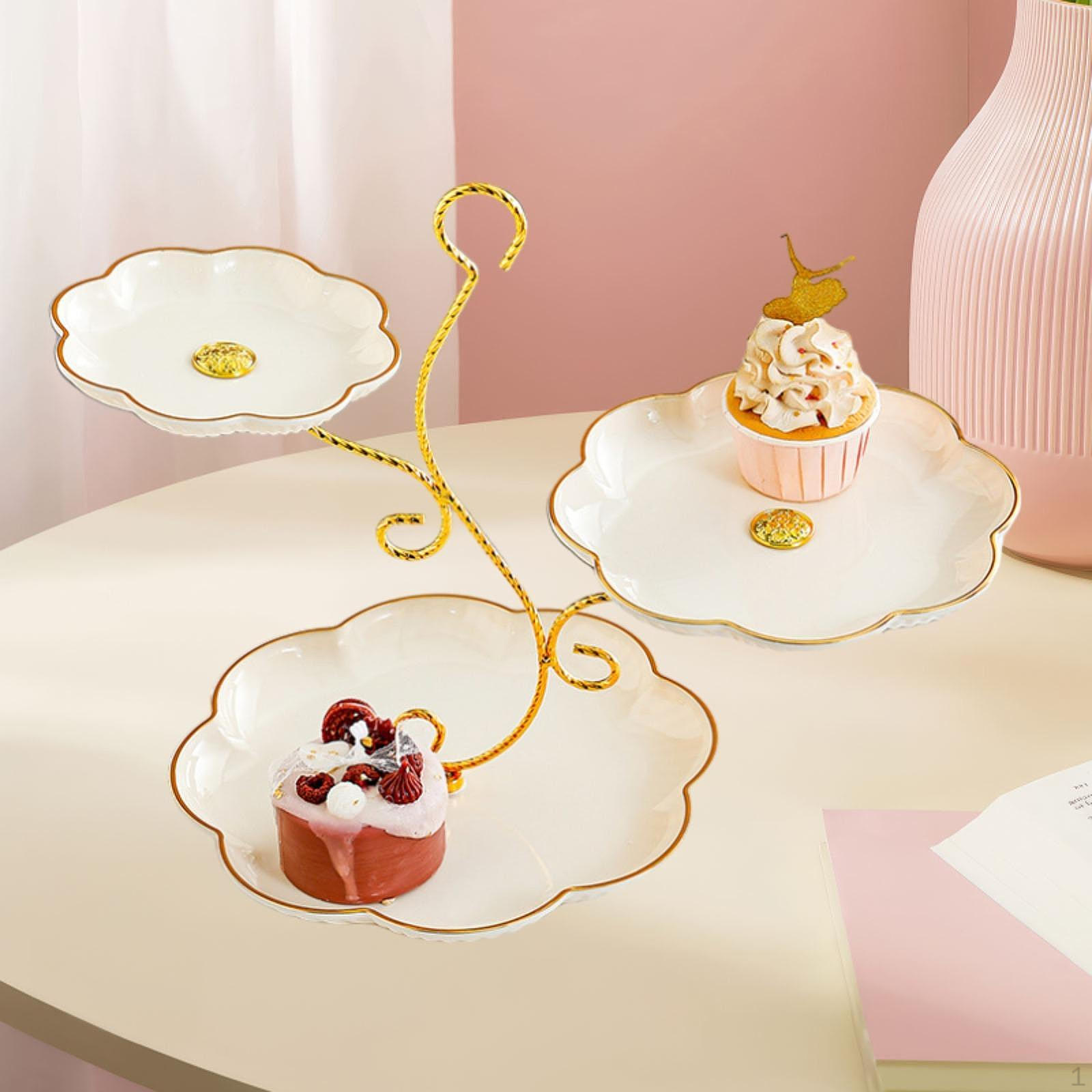 3 Layer Fruit Plate Holder Tier Serving Tray Tiered Cupcake Stand Platter for Kitchen білий
3 Layer Fruit Plate Holder Tier Serving Tray Tiered Cupcake Stand Platter for Kitchen білий