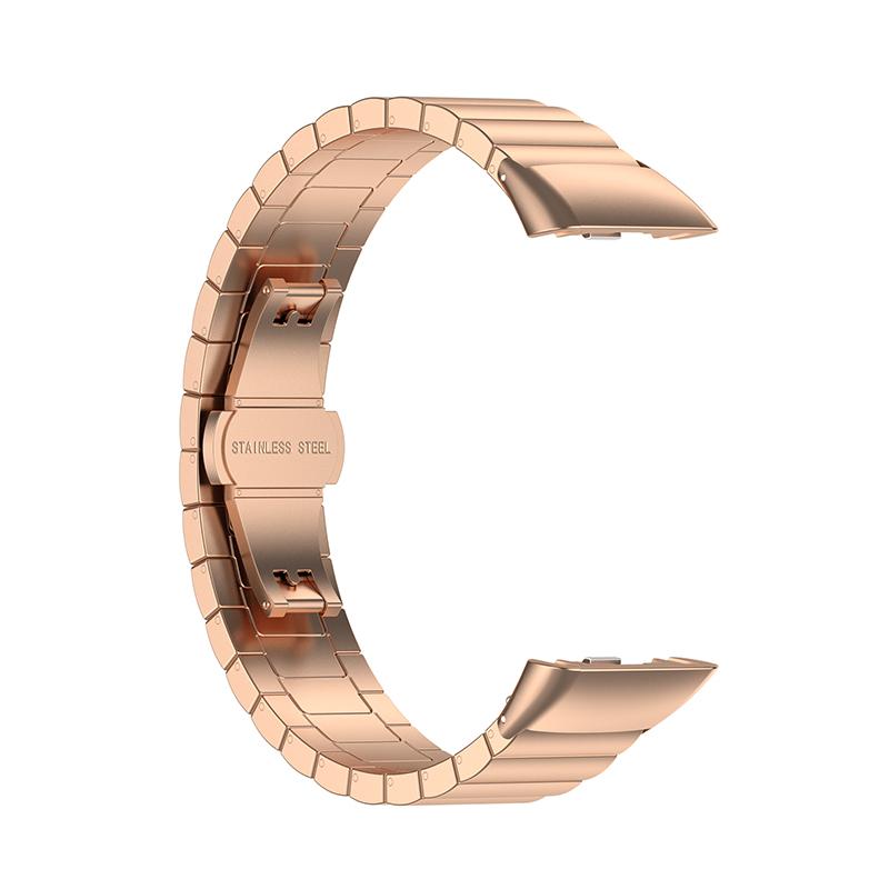 Stainless Steel One Bead Watch Band Wrist Strap Replacement for Huawei Band 6/Honor Band 6 Rose Gold
Stainless Steel One Bead Watch Band Wrist Strap Replacement for Huawei Band 6/Honor Band 6 Rose Gold
