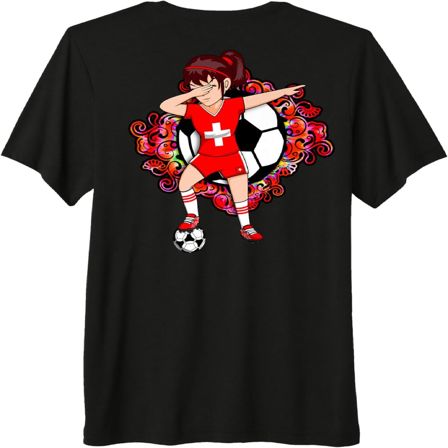 Dabbing Soccer Girl Switzerland Fans Jersey Football Flower Premium T-Shirt S разноцветный
Dabbing Soccer Girl Switzerland Fans Jersey Football Flower Premium T-Shirt S разноцветный