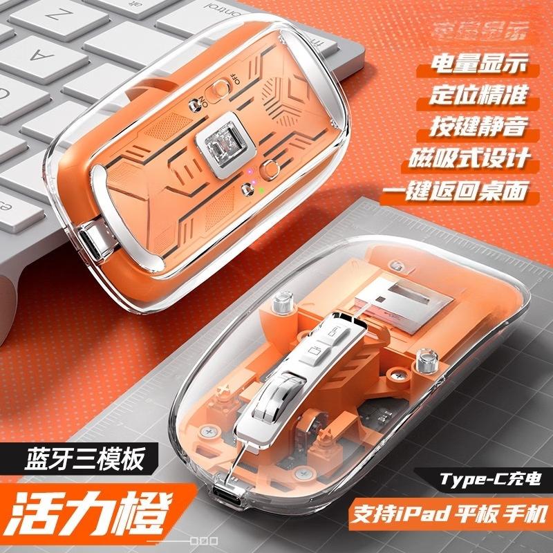 OLOEY M133 Three-Mode Wireless Transparent Bluetooth Mouse
OLOEY M133 Three-Mode Wireless Transparent Bluetooth Mouse