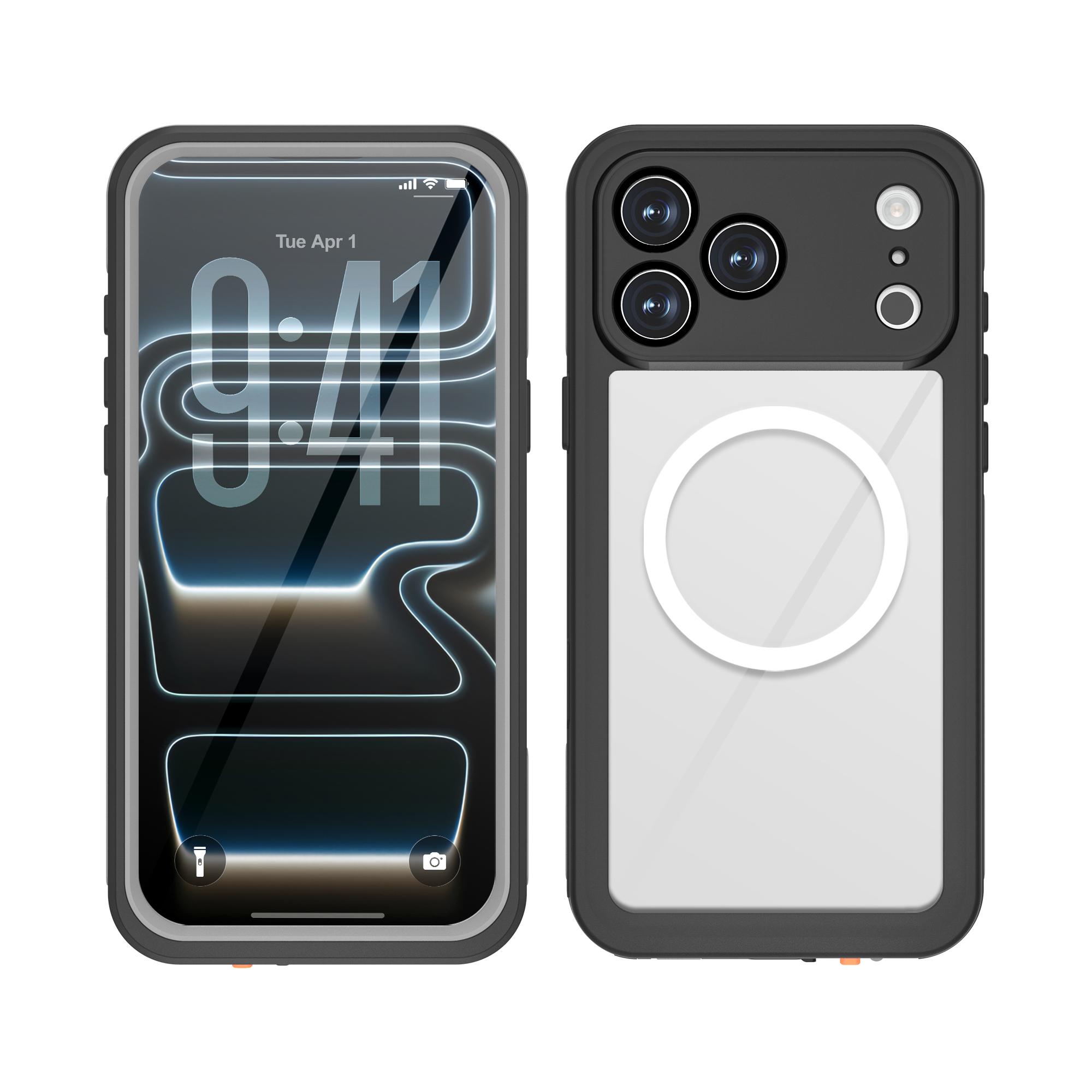 SHELLBOX 360 Full Body Waterproof Protection Phone Case for iPhone 17 Promax 17 Pro Max Shockproof PC Magnetic Cover for Magsafe Pc + tpu&iPhone17 чорний
SHELLBOX 360 Full Body Waterproof Protection Phone Case for iPhone 17 Promax 17 Pro Max Shockproof PC Magnetic Cover for Magsafe Pc + tpu&iPhone17 чорний