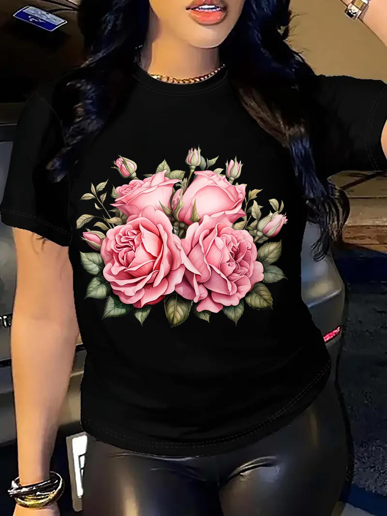Breathable Comfortable Womens Black TShirt with Floral Print Im A Proud Mom of 3 Design Harajuku Sleeve Aesthetic Clothes S
Breathable Comfortable Womens Black TShirt with Floral Print Im A Proud Mom of 3 Design Harajuku Sleeve Aesthetic Clothes S