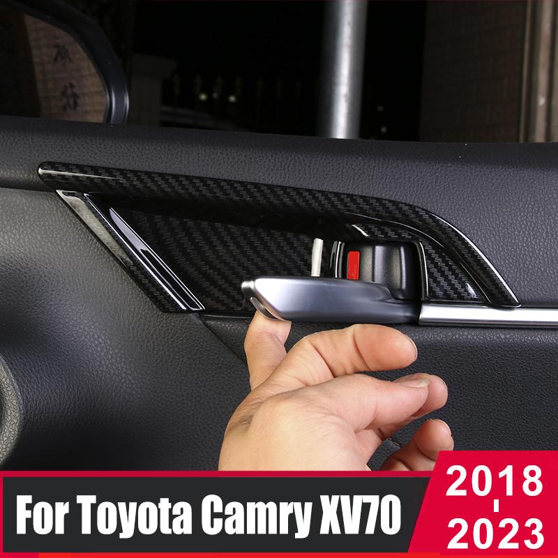 ABS внутренняя дверная ручка автомобиля, накладки на панели, чехлы для Toyota Camry 70 XV70 2018-2022 2023, автоаксессуары
ABS внутренняя дверная ручка автомобиля, накладки на панели, чехлы для Toyota Camry 70 XV70 2018-2022 2023, автоаксессуары