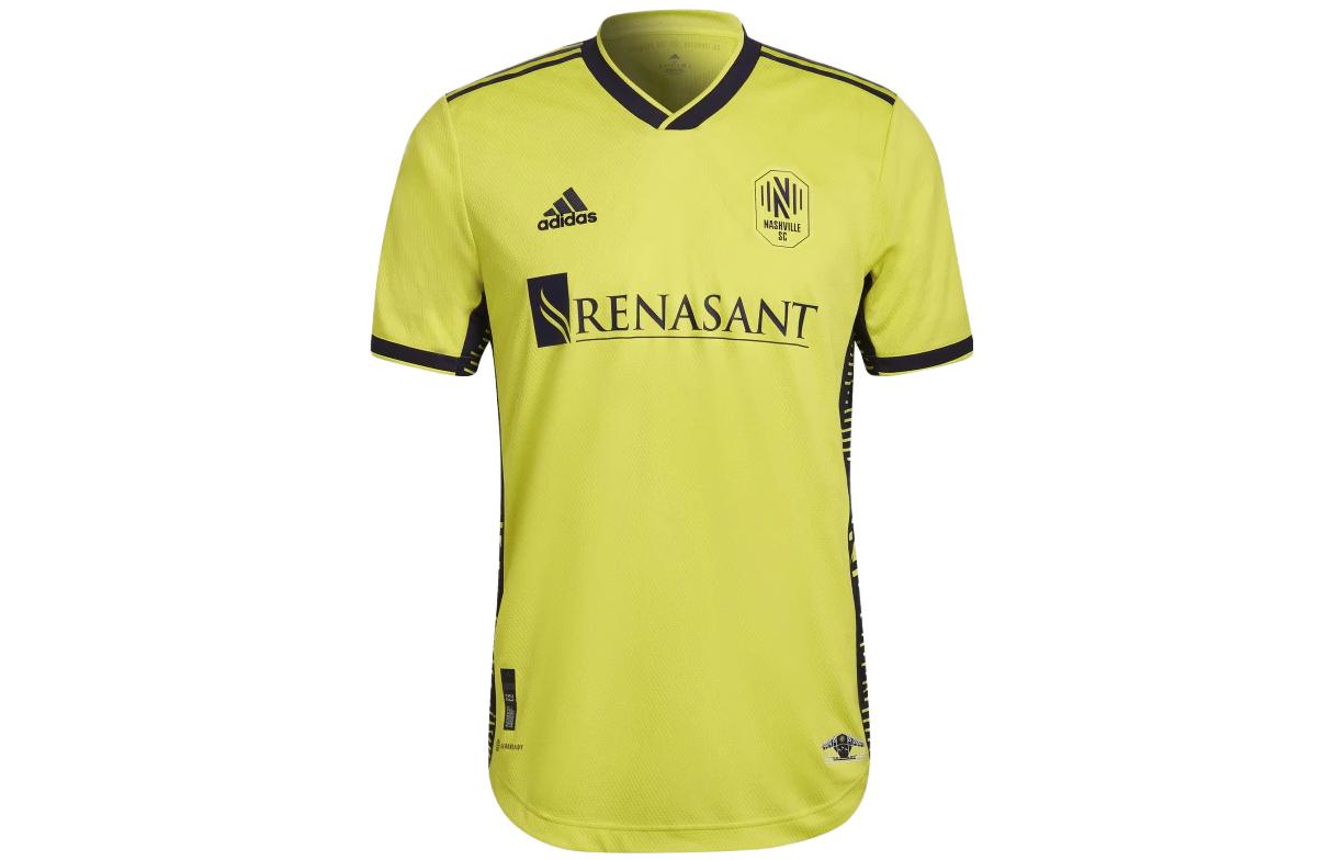 Adidas T Shirts Men s Shocking Yellow V Neck Moderate Straight Fit H47805 XL
Adidas T Shirts Men s Shocking Yellow V Neck Moderate Straight Fit H47805 XL
