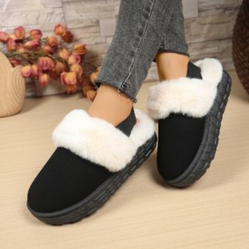 Женские флисовые тапочки в французском стиле с закрытым носком, платформа, зимние сапоги для снега, большие размеры, осенняя обувь 41 чёрный
Женские флисовые тапочки в французском стиле с закрытым носком, платформа, зимние сапоги для снега, большие размеры, осенняя обувь 41 чёрный