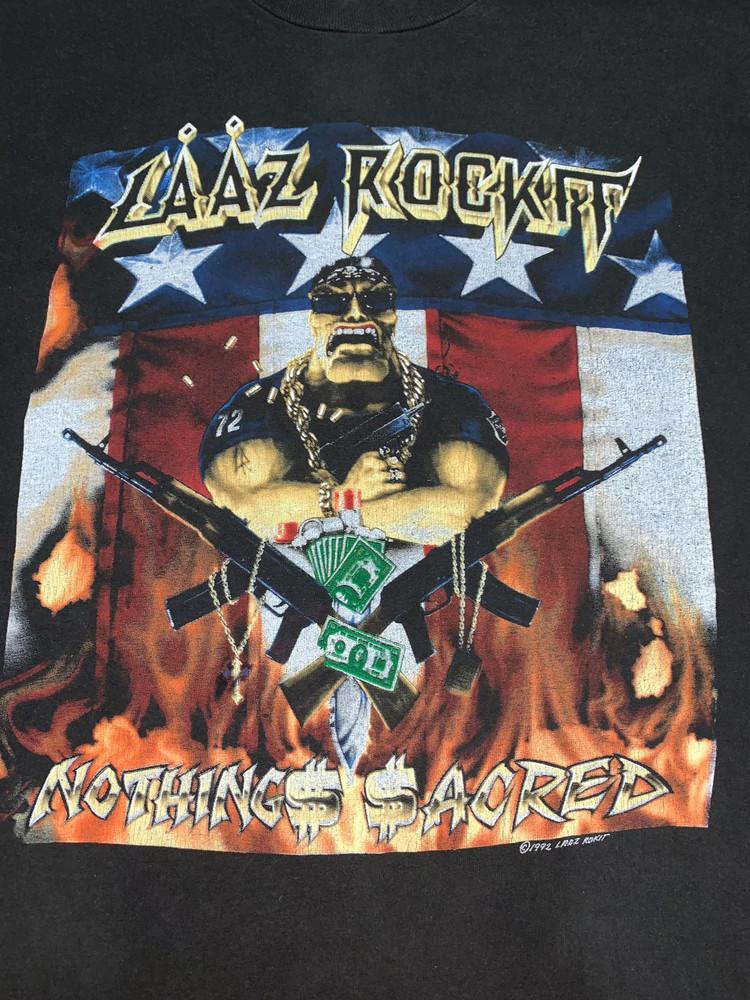 Vintage Laaz Rockit Dublin Death Patrol Nothings Sacred Tshirt YA491 Unisex T-Shirt XXXXL
Vintage Laaz Rockit Dublin Death Patrol Nothings Sacred Tshirt YA491 Unisex T-Shirt XXXXL