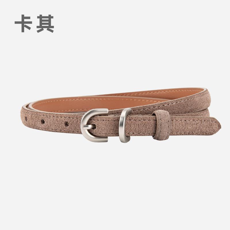 New Punk Casual Suede Belt Ladies Decoration Fashion Versatile Belt 105 хакі
New Punk Casual Suede Belt Ladies Decoration Fashion Versatile Belt 105 хакі