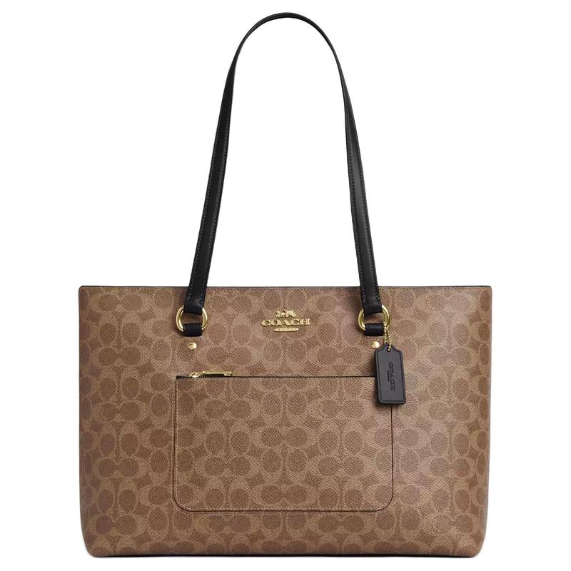 COACH Station 35 Gold Hardware Top Zipper Closure Faux Leather Tote Bag Shopping Bag Shoulder Bag Large Women s Tan золотий
COACH Station 35 Gold Hardware Top Zipper Closure Faux Leather Tote Bag Shopping Bag Shoulder Bag Large Women s Tan золотий