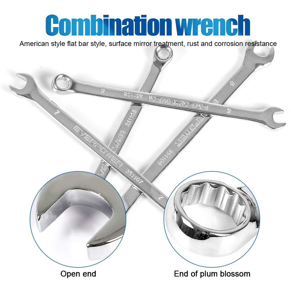 NINDEJIN 1pc open end wrench tool 5.5 6 7 8 9 10 11 12 13 14 15mm combination wrench hex spanner wrench for hex nuts 6mm
NINDEJIN 1pc open end wrench tool 5.5 6 7 8 9 10 11 12 13 14 15mm combination wrench hex spanner wrench for hex nuts 6mm