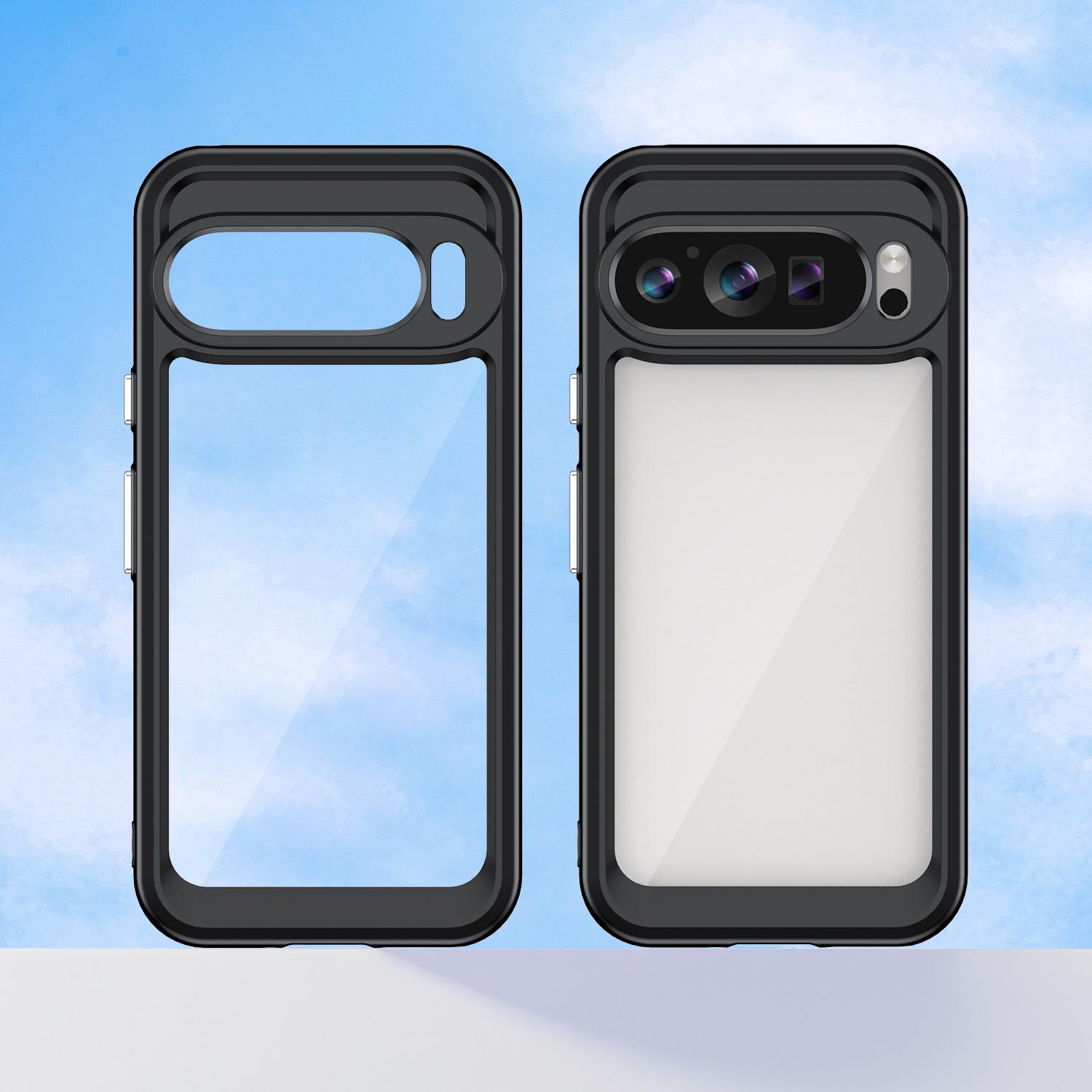 For Google Pixel 9/Pixel 9 Pro Clear Case TPU Frame Acrylic Back Phone Cover Transparent
For Google Pixel 9/Pixel 9 Pro Clear Case TPU Frame Acrylic Back Phone Cover Transparent