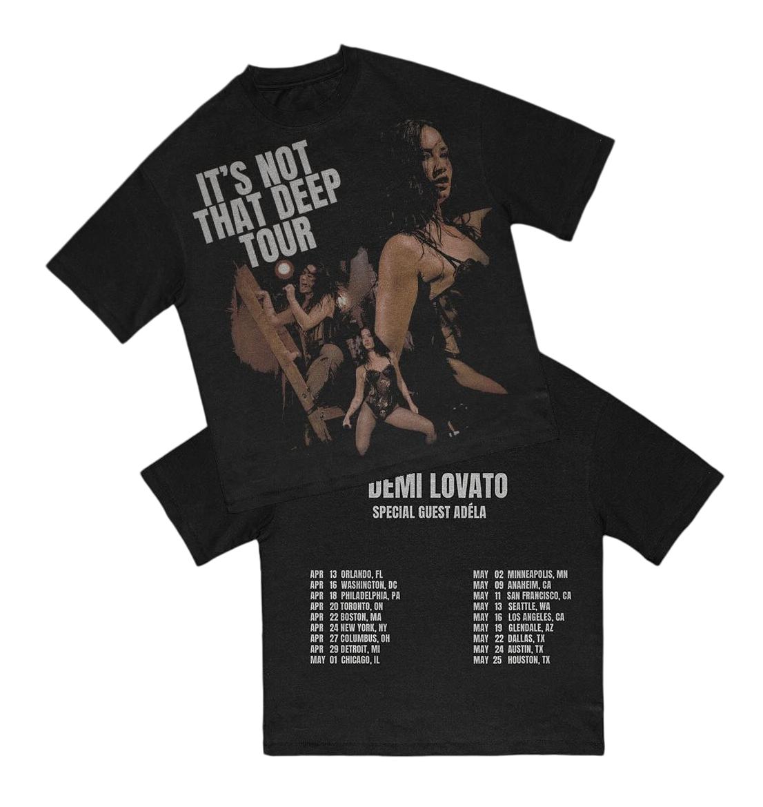 Demi Lovato Its Not That Deep Tour 2026 graphic Unisex TShirt Unisex Cotton ONeck Short Sleeve Y2k Oversized Streetwear Tee Tops M
Demi Lovato Its Not That Deep Tour 2026 graphic Unisex TShirt Unisex Cotton ONeck Short Sleeve Y2k Oversized Streetwear Tee Tops M