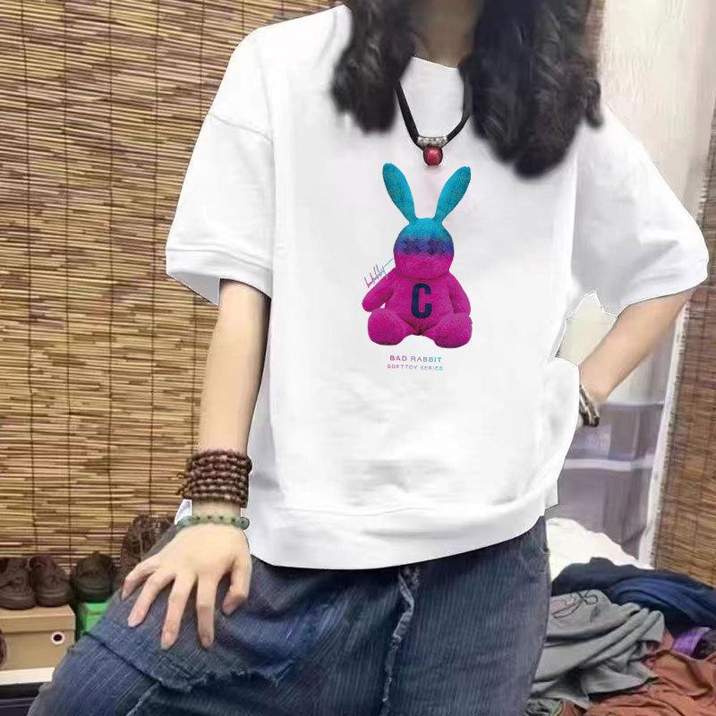 Women s 100% Cotton Casual Print T-Shirt - Short Sleeve, Loose Fit, Plus Size, Trendy Half Sleeve Design 2XL (140-160 lbs) белый
Women s 100% Cotton Casual Print T-Shirt - Short Sleeve, Loose Fit, Plus Size, Trendy Half Sleeve Design 2XL (140-160 lbs) белый