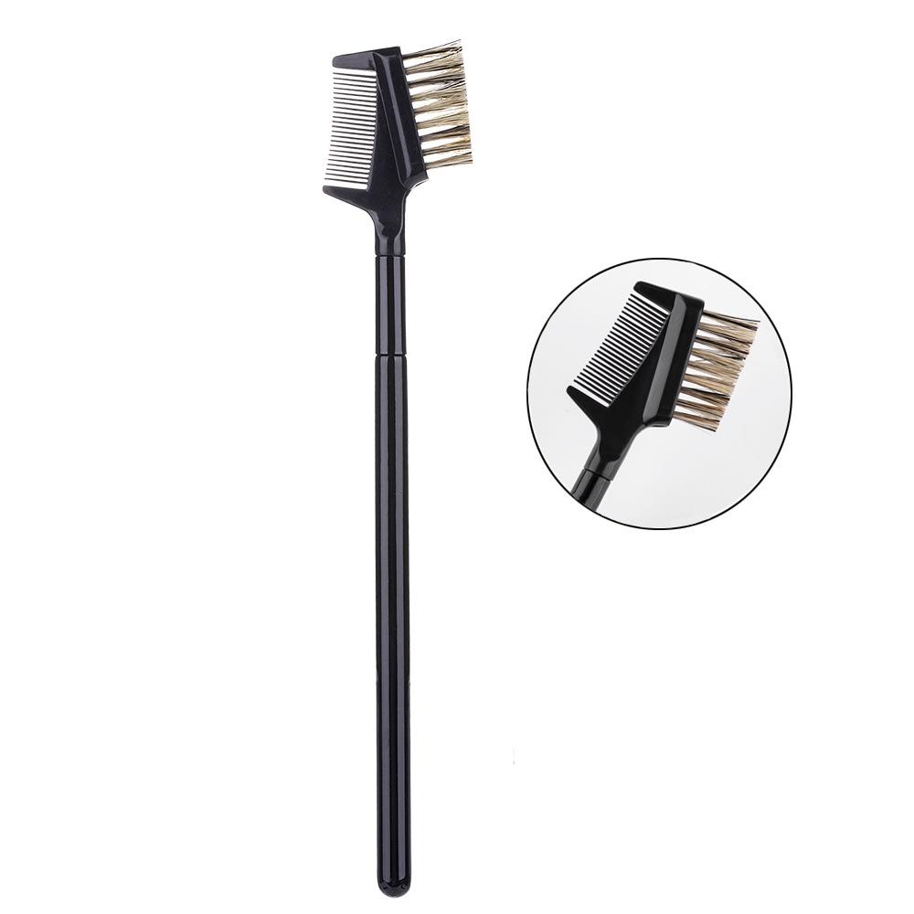 Rancai new eyelash brush, eyebrow comb, makeup brush, wooden handle dual-purpose portable eyelash tool, eyelash brush. чёрный
Rancai new eyelash brush, eyebrow comb, makeup brush, wooden handle dual-purpose portable eyelash tool, eyelash brush. чёрный