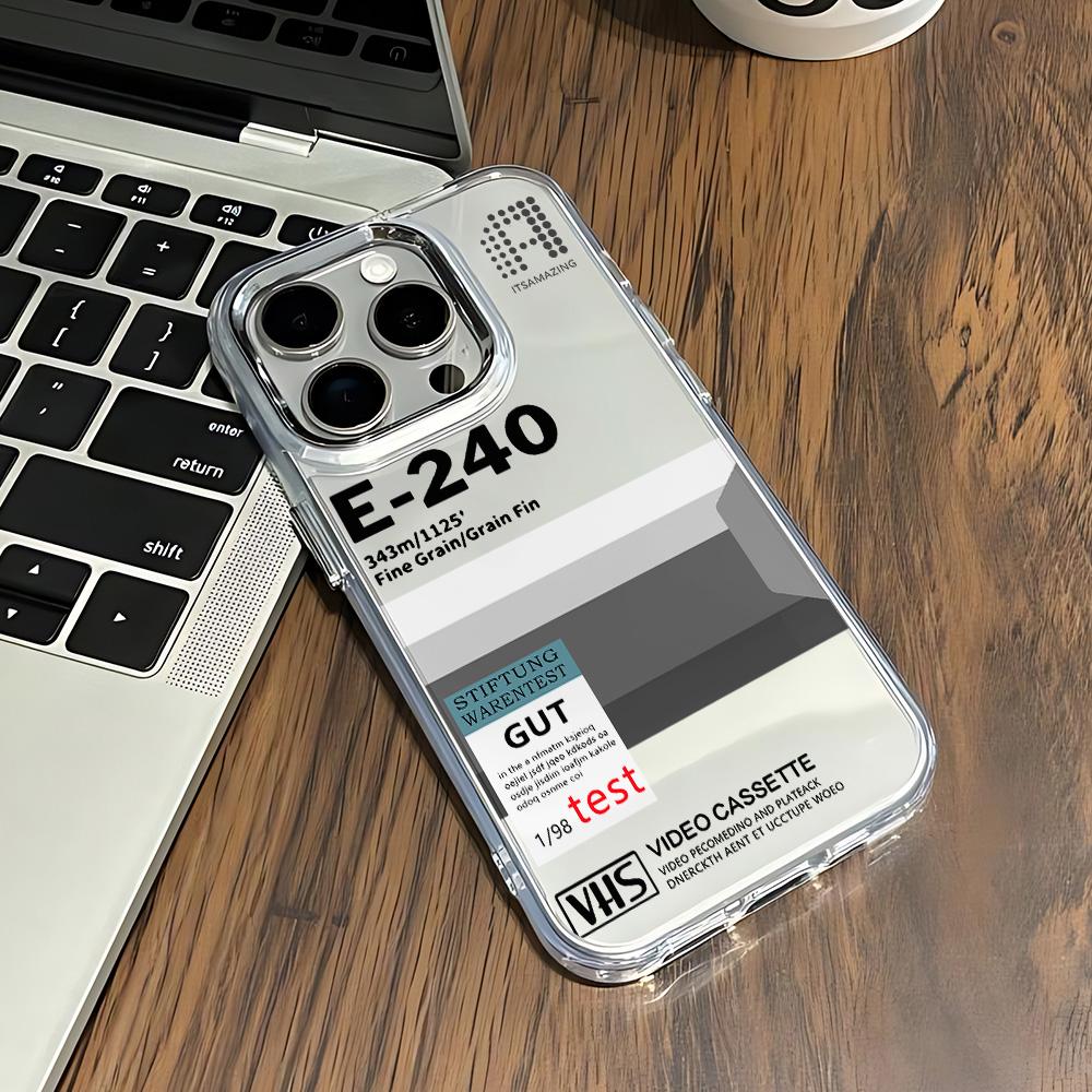 Luxury video tape Phone Case For iPhone 17 16e 16 15 14 13 12 11 mini Pro Max X XR XSMAX 8 7 Air Plus Transparent Soft Cover iPhone 12 Pro
Luxury video tape Phone Case For iPhone 17 16e 16 15 14 13 12 11 mini Pro Max X XR XSMAX 8 7 Air Plus Transparent Soft Cover iPhone 12 Pro