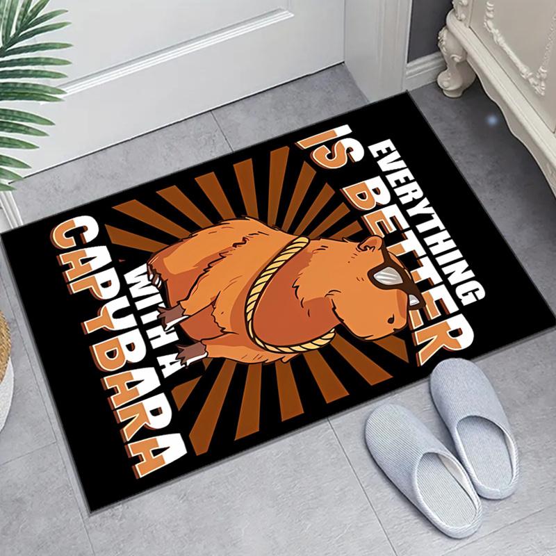 Crystal Velvet Capybara Printed Area Rug Carpet for Bedroom Living Room Home Decor Rugs Mat Non Slip Mat Rug for Bedside 60cm x 90cm
Crystal Velvet Capybara Printed Area Rug Carpet for Bedroom Living Room Home Decor Rugs Mat Non Slip Mat Rug for Bedside 60cm x 90cm