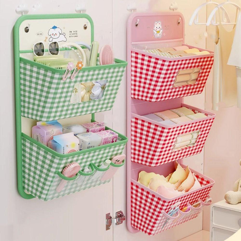 Breathable Wall Hanging Storage Bag Foldable Multi-layer Storage Bag Cartoon Hanging Bag Bedroom Pink-2 Layers
Breathable Wall Hanging Storage Bag Foldable Multi-layer Storage Bag Cartoon Hanging Bag Bedroom Pink-2 Layers