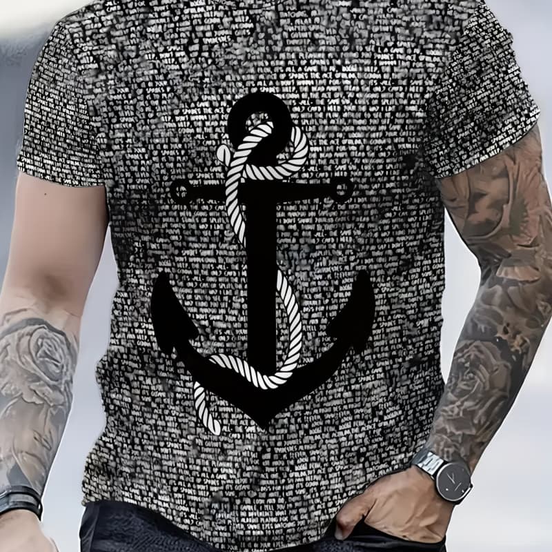 Men s 3D printed short-sleeved T-shirt, art style fashion top with comfortable fit crew neck design S
Men s 3D printed short-sleeved T-shirt, art style fashion top with comfortable fit crew neck design S