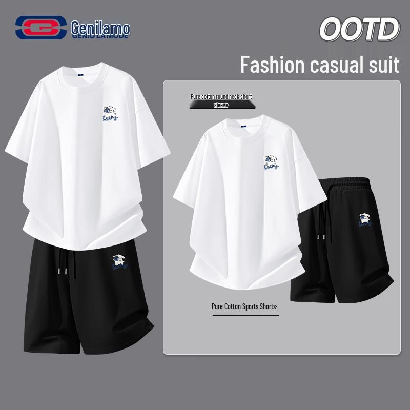 GENIOLAMODE Men s Cotton Casual T-Shirt & Pants Set 2XL
GENIOLAMODE Men s Cotton Casual T-Shirt & Pants Set 2XL