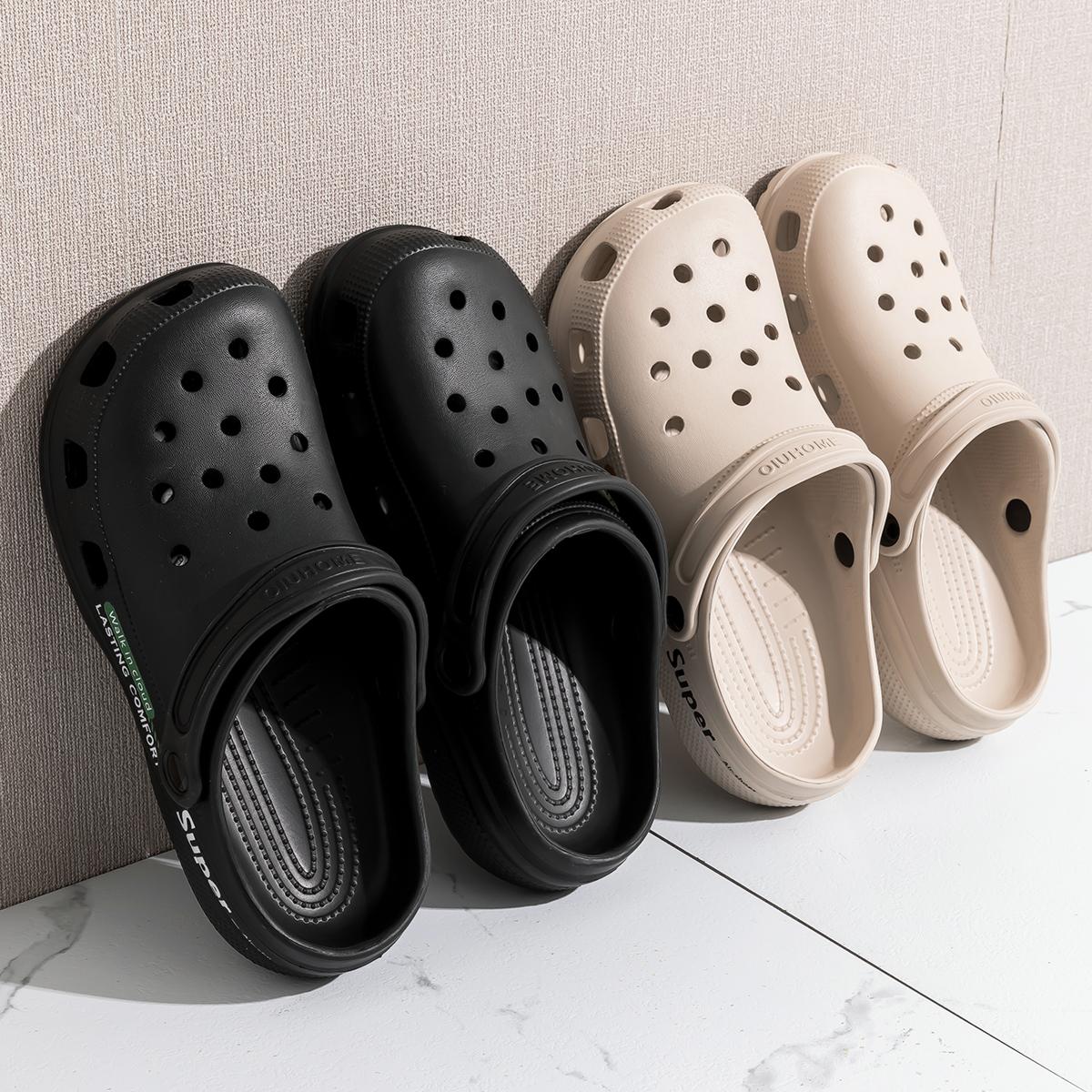 Platform Women Clogs Shoes Beach Garden Thick Bottom Sandals Fashion Comfortable Non-Slip Slippers Indoor Outdoor Men Hole Shoes 44-45 сірий
Platform Women Clogs Shoes Beach Garden Thick Bottom Sandals Fashion Comfortable Non-Slip Slippers Indoor Outdoor Men Hole Shoes 44-45 сірий